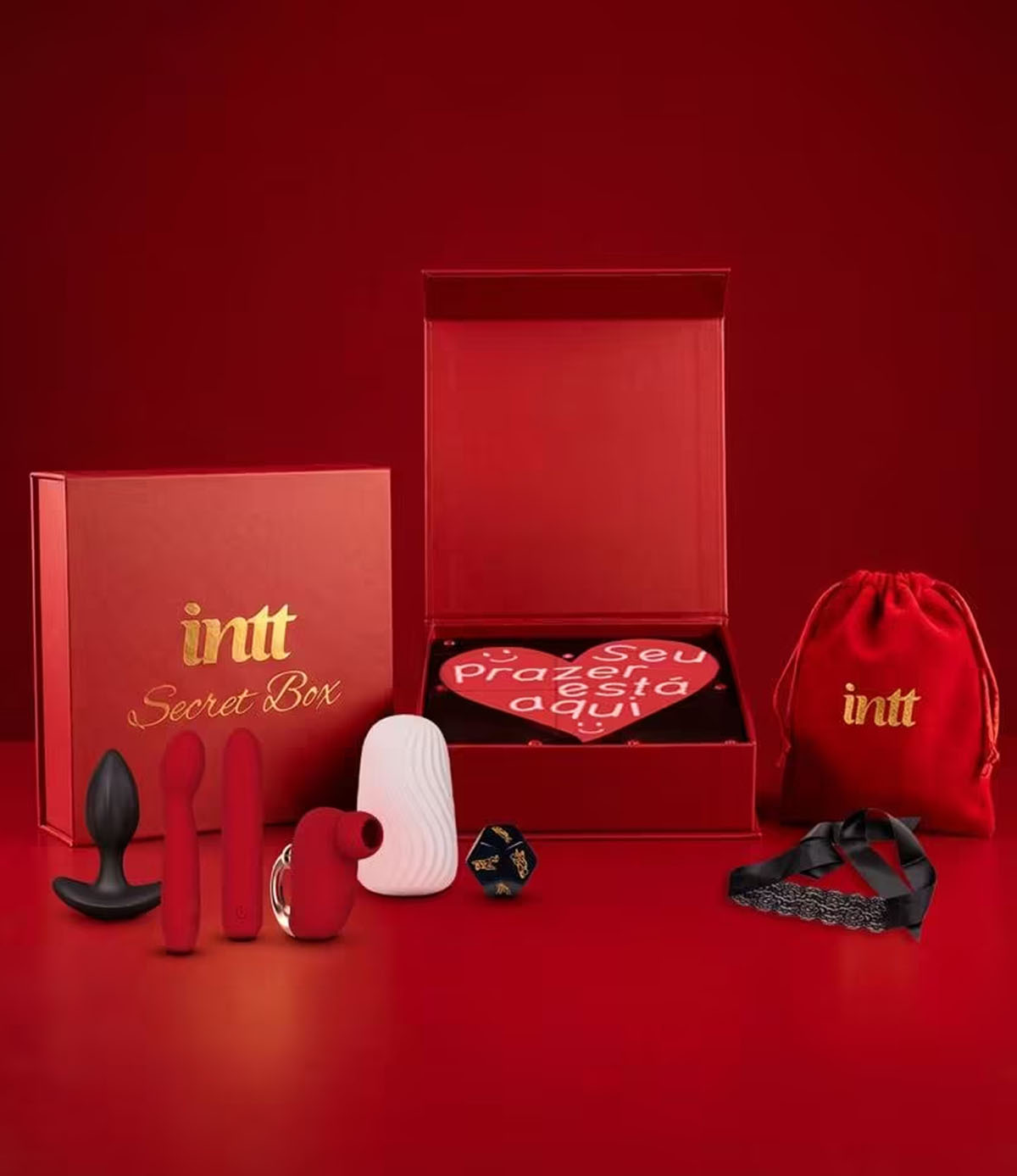 Secret Box Kit Erótico Premium Casal - INTT