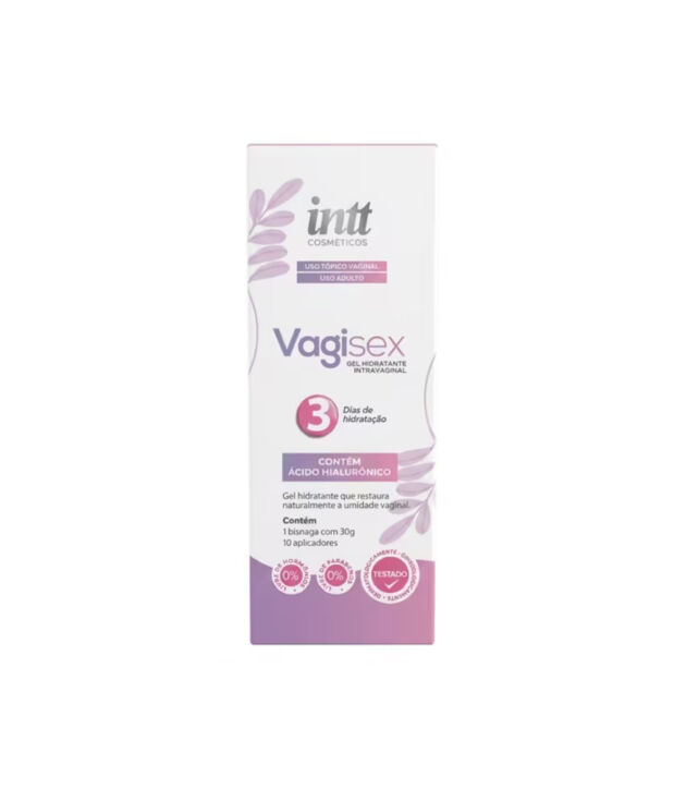 Vagisex Gel Hidratante Intravaginal com Ácido Hialurônico INTT