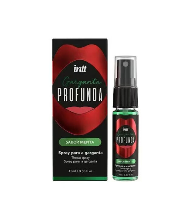 Garganta Profunda Spray Dessensibilizante Sabor Menta para Sexo Oral Intt
