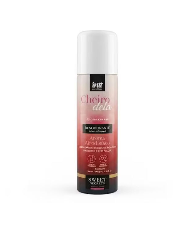 Cheiro Dela by Carla Geane Desodorante Íntimo e Corporal Afrodisíaco Sweet Secrets Intt