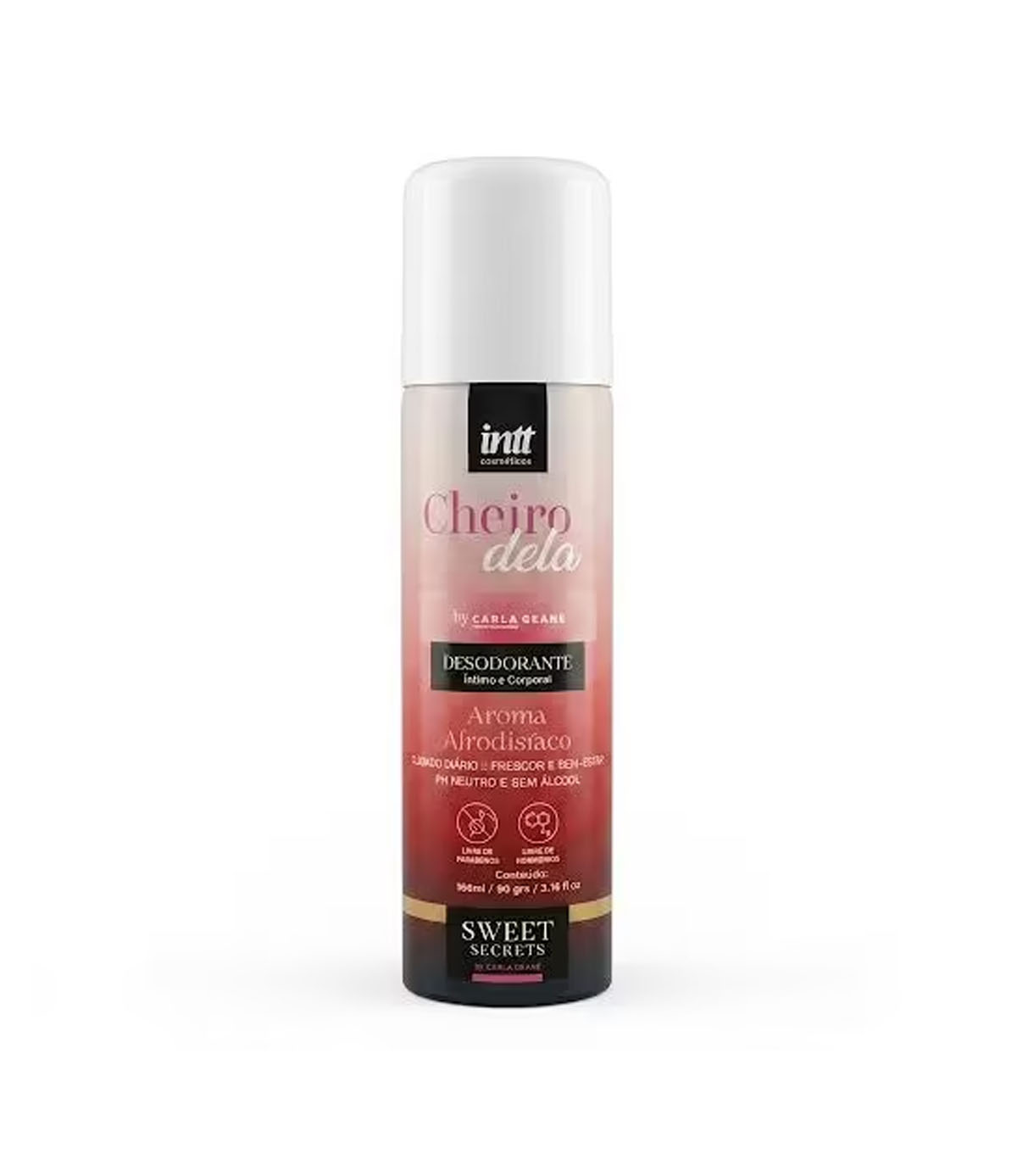 Cheiro Dela by Carla Geane Desodorante Íntimo e Corporal Afrodisíaco Sweet Secrets Intt