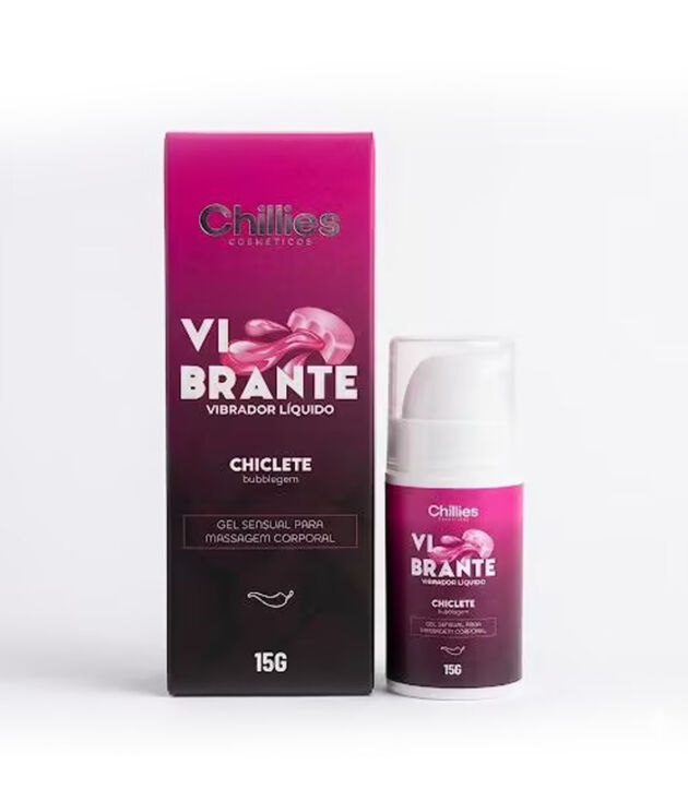 Gel Vibrante Vibrador Líquido Chiclete com Jambu Chillies