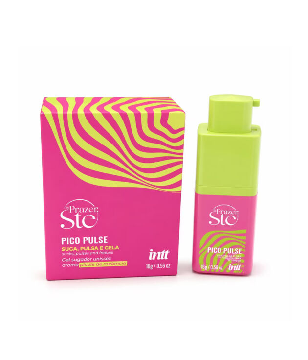 Pico Pulse Picolé de Melancia Gel Excitante Suga Gela e Vibra