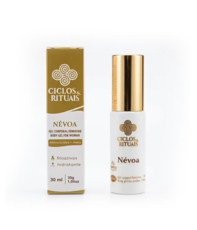 Ciclos & Rituais Névoa Gel Corporal Feminino - Fitoativos + Aminoácidos + Aveia 30ml