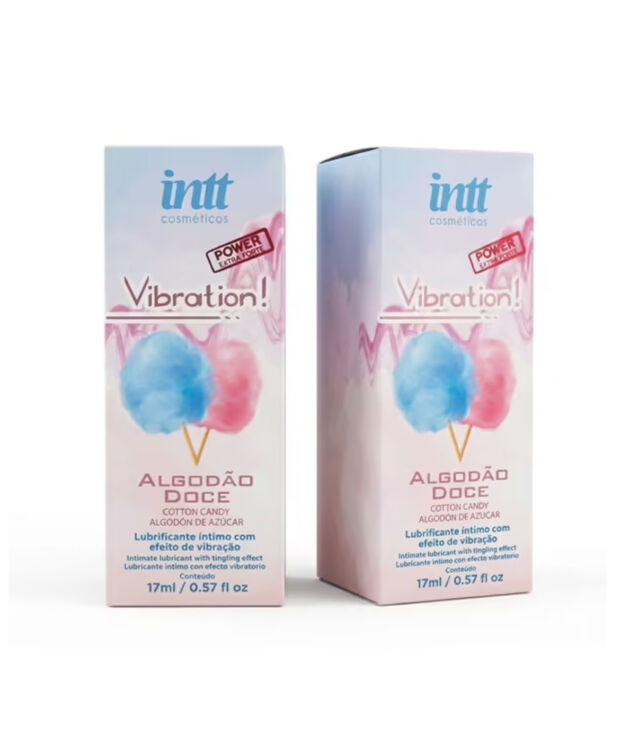 Vibration Power Algodão Doce - INTT - Lubrificante Íntimo com Efeito Vibração Jambu 17ml