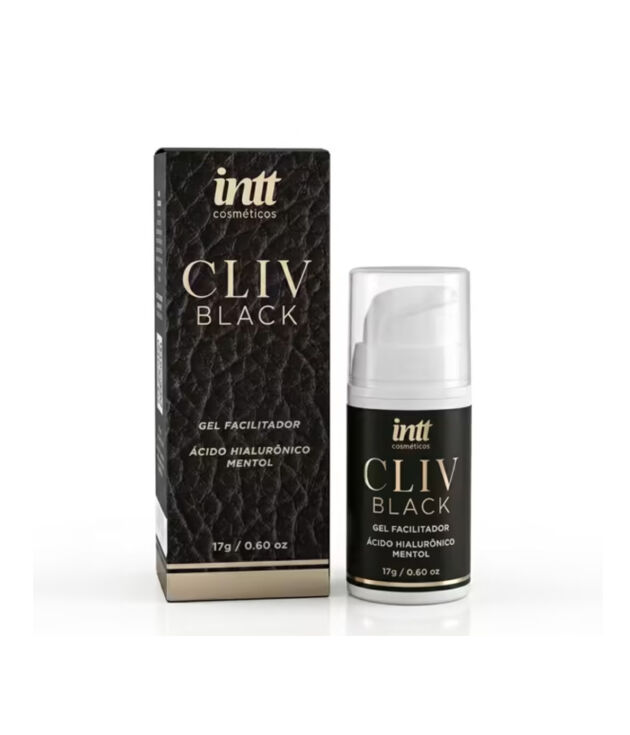 Cliv Black Gel Facilitador Premium - INTT - Ácido Hialurônico e Mentol 17g