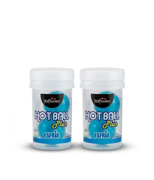 Hot Ball Plus Esfria Bolinha Explosiva Refrescante Kit 2un Hot Flowers