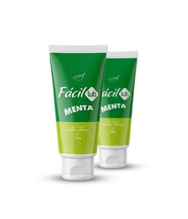 Fácil Lub Menta Gel para Massagem Corporal Efeito Refrescante Mentolado - Chillies