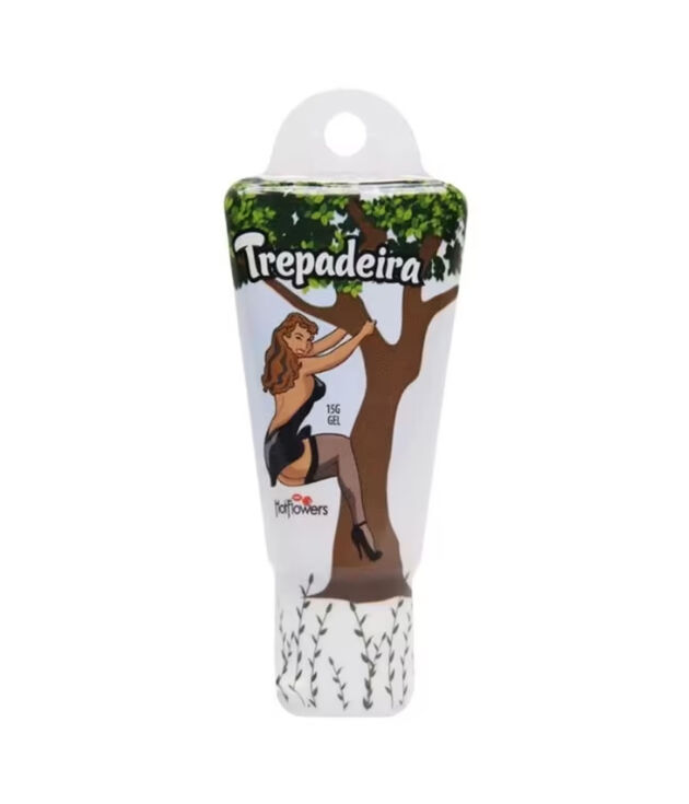 Trepadeira Gel Beijável Comestível Sachê - Gel Sensual Sabor Agradável - HotFlowers